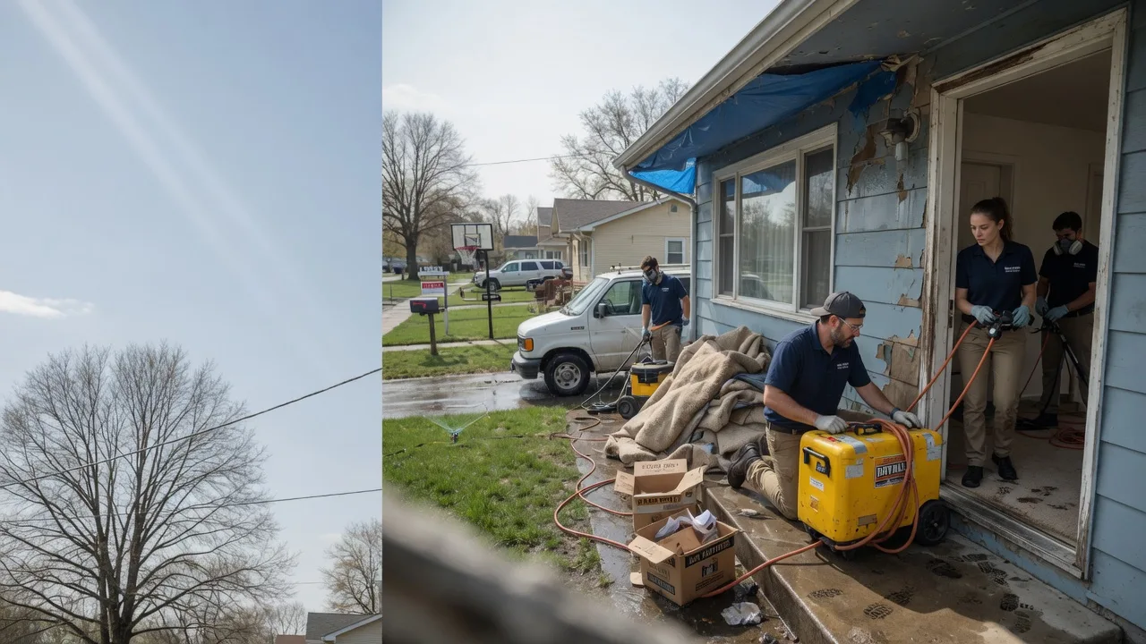 Basement Flood Cleanup in Iola, WI near me